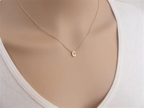 etsy 14k gold necklace|More.